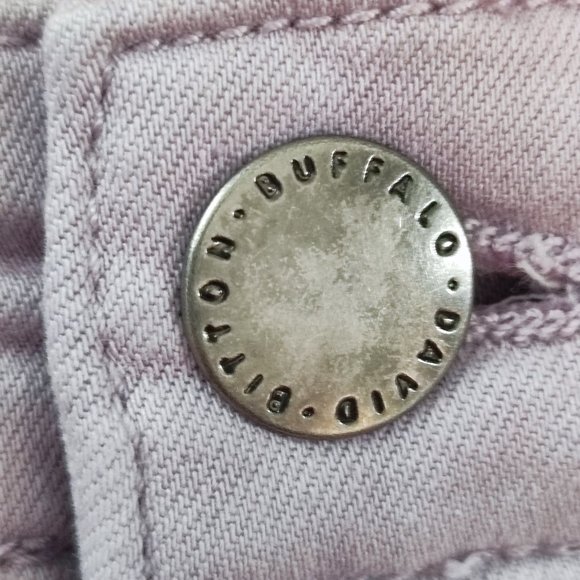 Buffalo David Bitton Aubrey jeans muted light purple women's size 10 - Picture 9 of 9